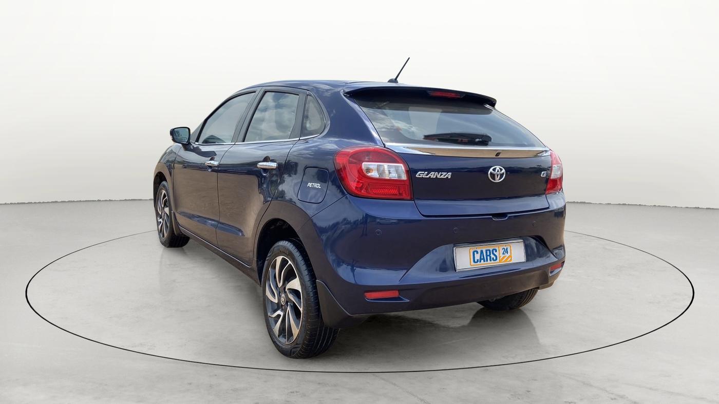 2020 Toyota Glanza G, Petrol, Manual, 21,658 km, Left Back Diagonal