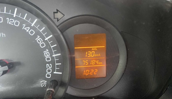 2015 Maruti Swift LXI, Petrol, Manual, 75,160 km, Odometer Image