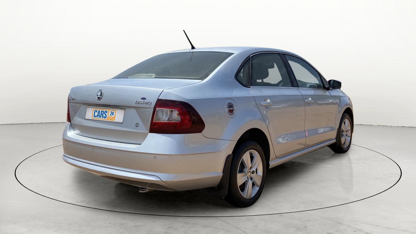 2021 Skoda Rapid AMBITION TSI, Petrol, Manual, 39,870 km, Right Back Diagonal