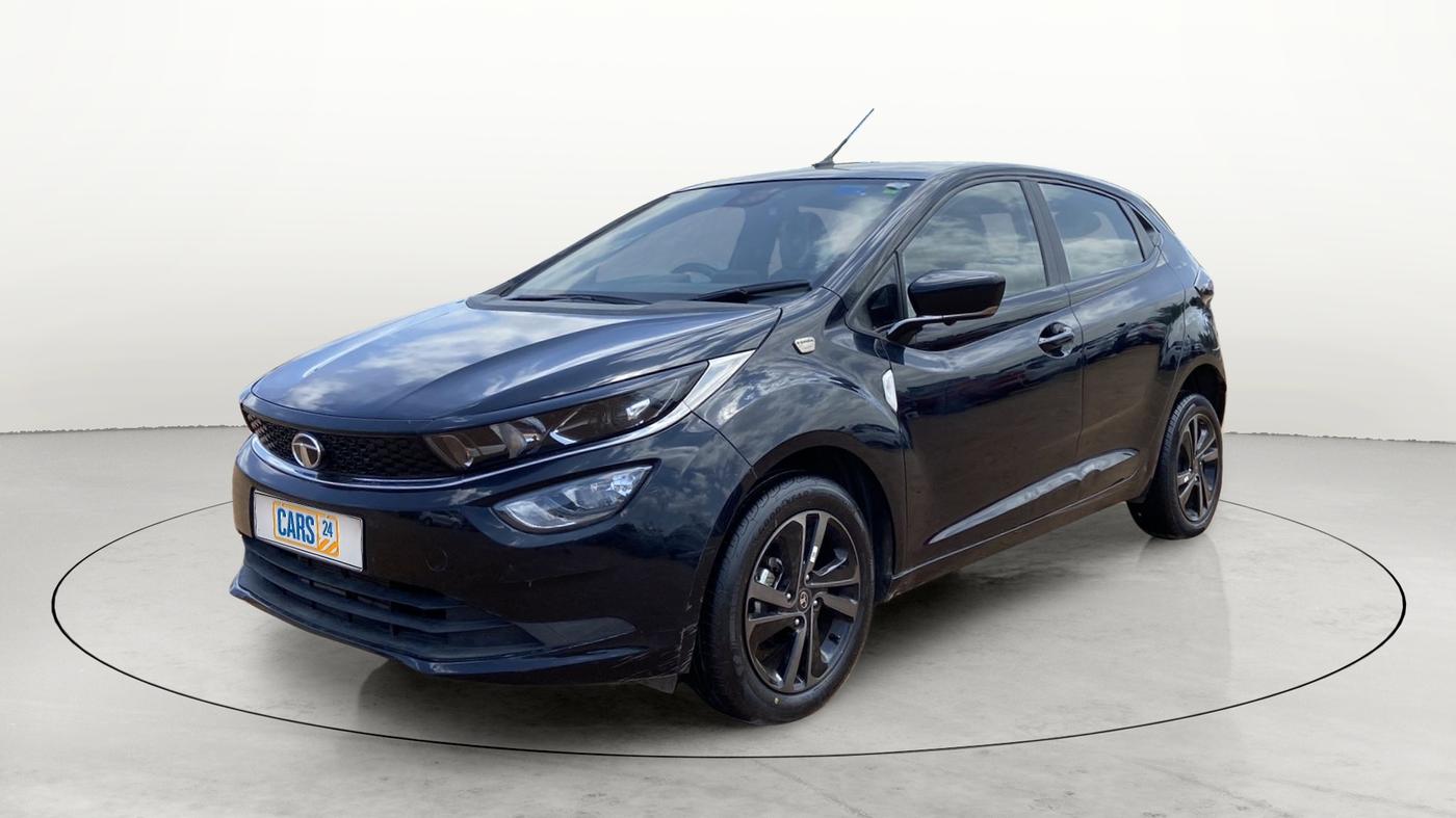 2021 Tata ALTROZ XZ PLUS I-TURBO PETROL DARK EDITION, Petrol, Manual, 9,920 km, Left Front Diagonal