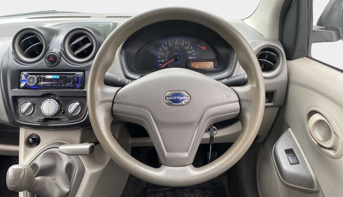 2014 Datsun Go T, Petrol, Manual, 60,434 km, Steering Wheel Close Up