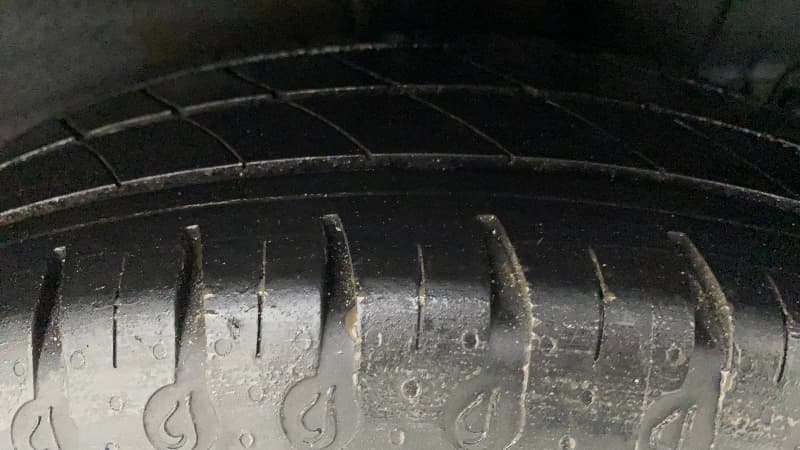 2014 Hyundai Xcent S 1.2, Petrol, Manual, 47,893 km, Left Rear Tyre Tread