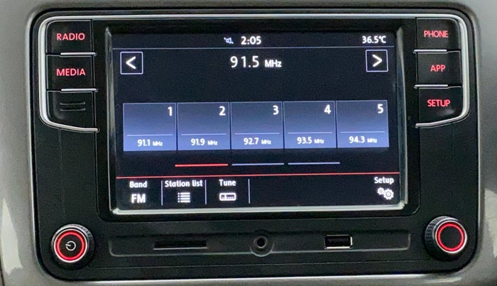 2019 Volkswagen Vento HIGHLINE 1.6 MPI, Petrol, Manual, 40,392 km, Infotainment System