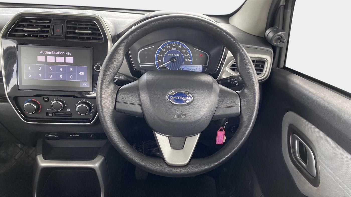 2021 Datsun Redi Go T(O) 1.0, Petrol, Manual, 13,562 km, Steering Wheel Close Up