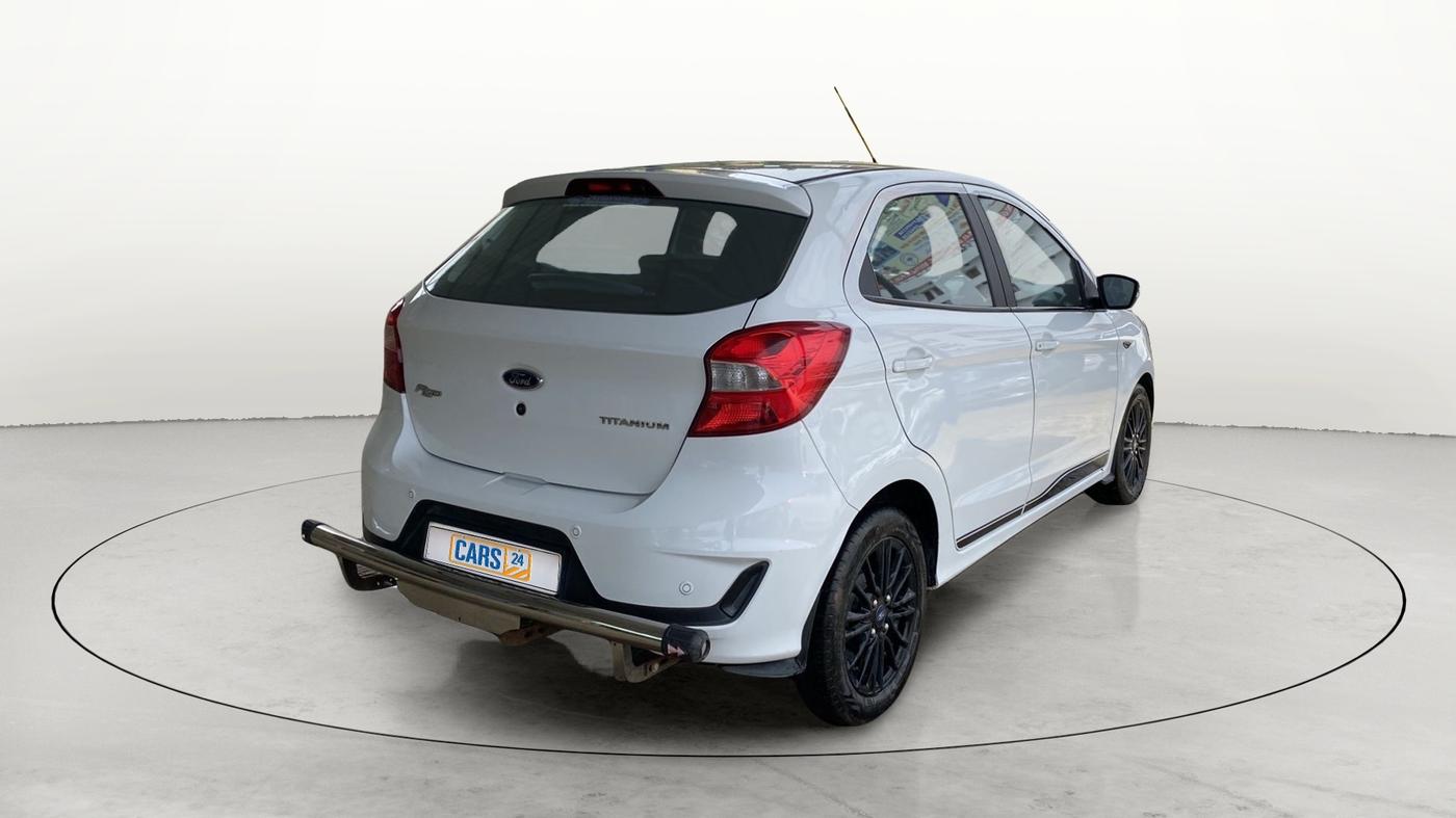2019 Ford New Figo TITANIUM BLU 1.2 PETROL, Petrol, Manual, 40,604 km, Right Back Diagonal