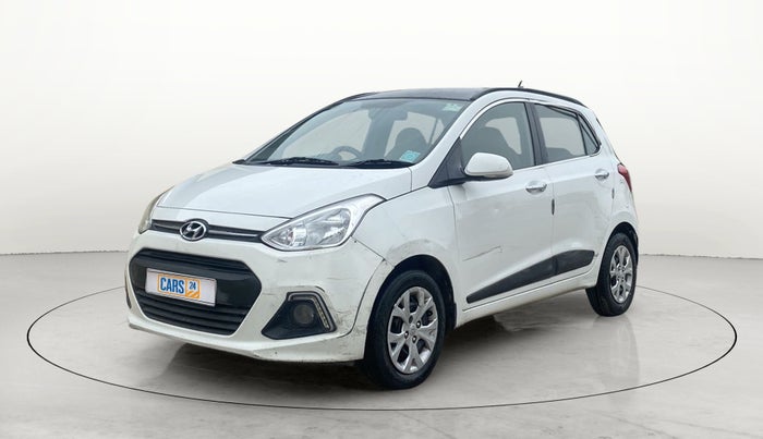 2014 Hyundai Grand i10 SPORTZ 1.1 CRDI, Diesel, Manual, 76,164 km, Left Front Diagonal