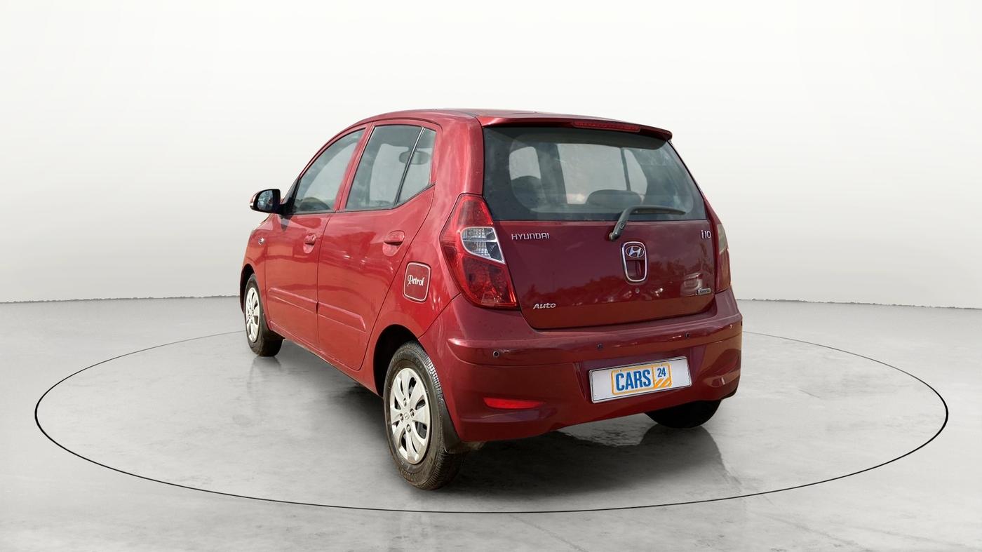 2012 Hyundai i10 SPORTZ 1.2 AT, Petrol, Automatic, 1,02,391 km, Left Back Diagonal