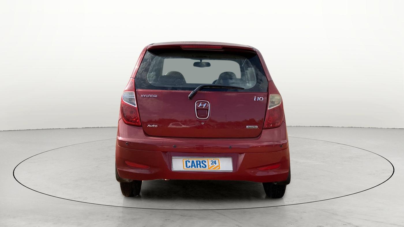 2012 Hyundai i10 SPORTZ 1.2 AT, Petrol, Automatic, 1,02,391 km, Back/Rear