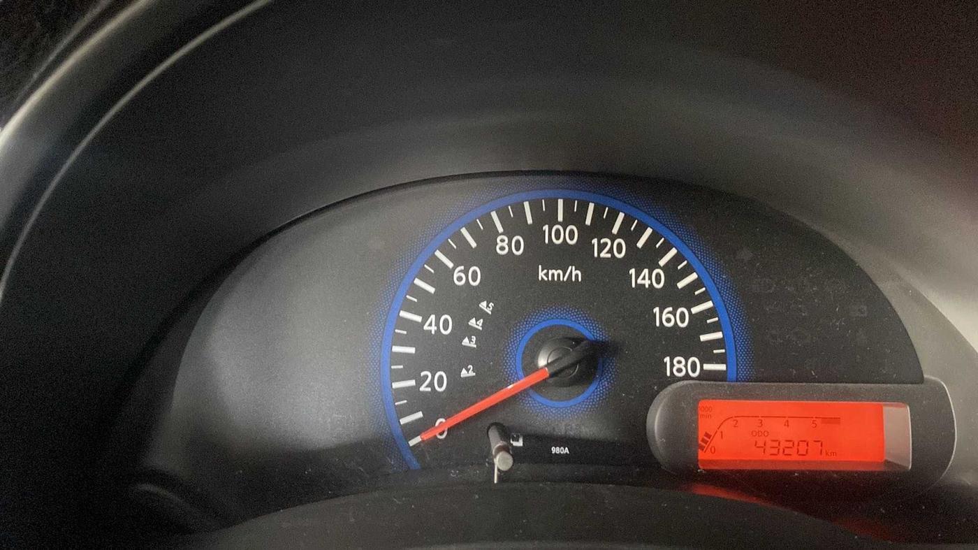 2016 Datsun Go T, Petrol, Manual, 43,193 km, Odometer Image