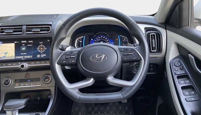 2021 Hyundai Creta SX (O) AT 1.5 DIESEL, Diesel, Automatic, Steering Wheel Close Up