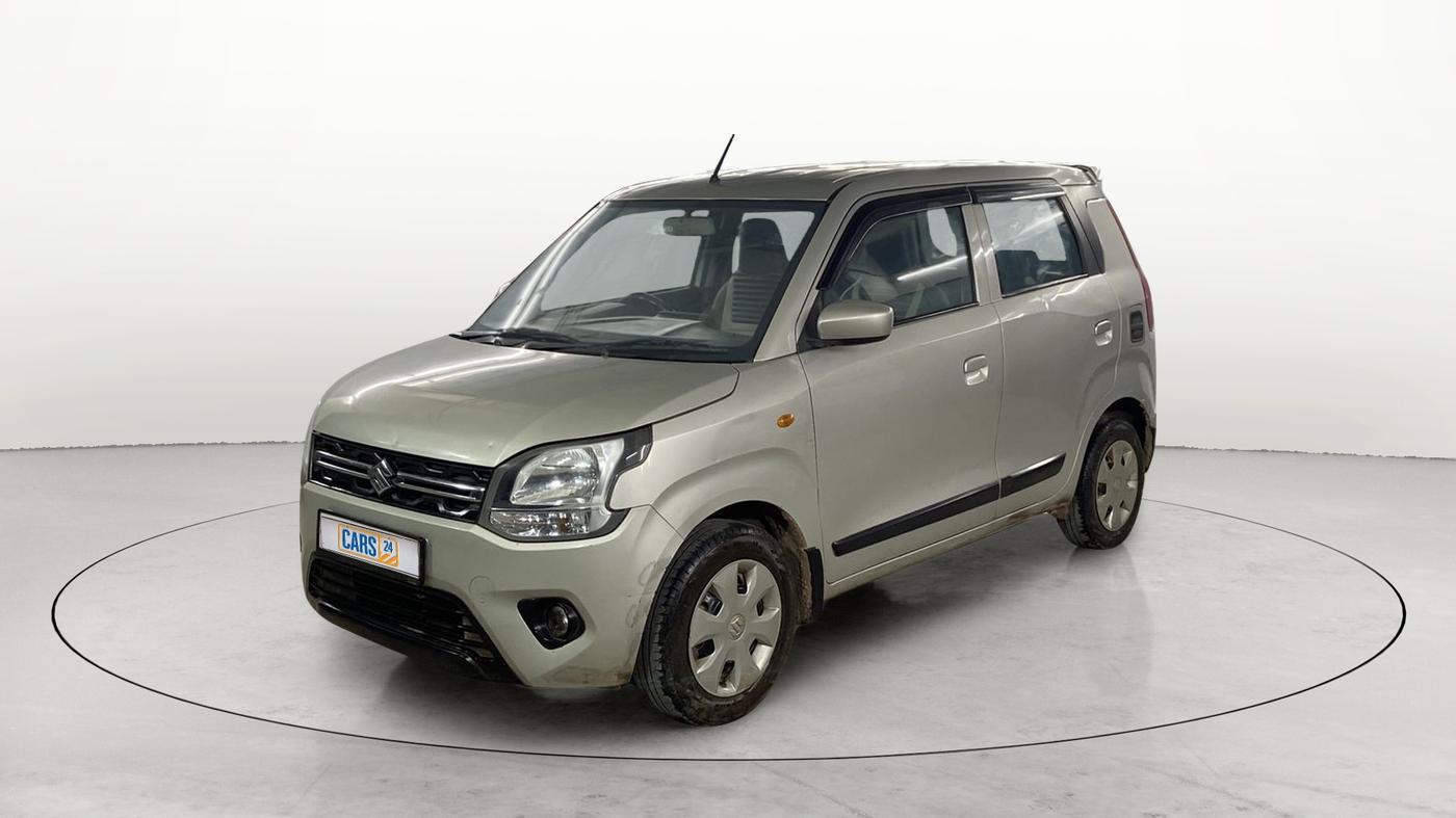 2019 Maruti New Wagon-R VXI 1.0, CNG, Manual, 67,649 km, Left Front Diagonal