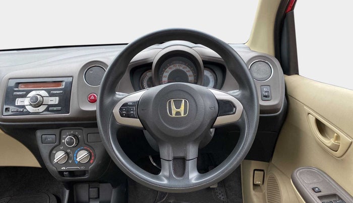 2012 Honda Brio S MT, Petrol, Manual, 74,000 km, Steering Wheel Close Up