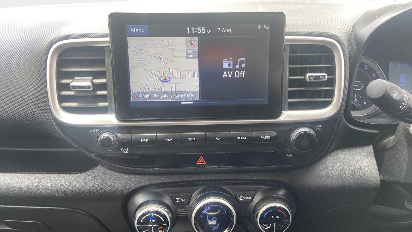 2019 Hyundai VENUE SX PLUS 1.0 TURBO DCT, Petrol, Automatic, 95,880 km, Infotainment System