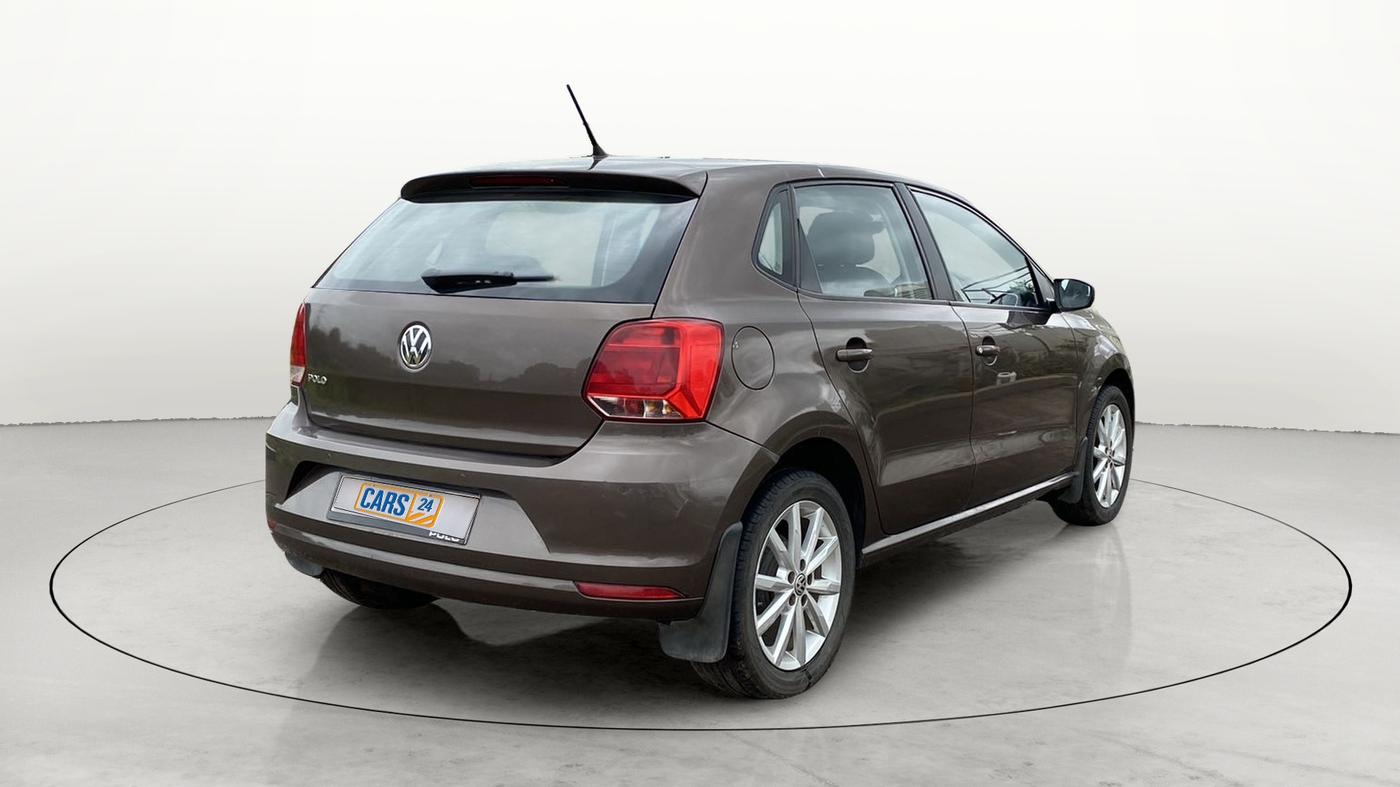 2018 Volkswagen Polo HIGHLINE PLUS 1.0 16 ALLOY, Petrol, Manual, 98,555 km, Right Back Diagonal