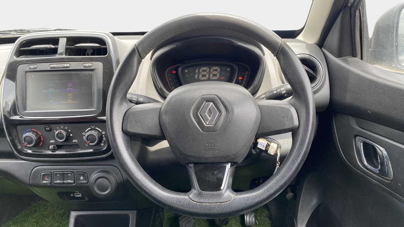 2019 Renault Kwid RXT 0.8 (O), Petrol, Manual, 6,446 km, Steering Wheel Close Up