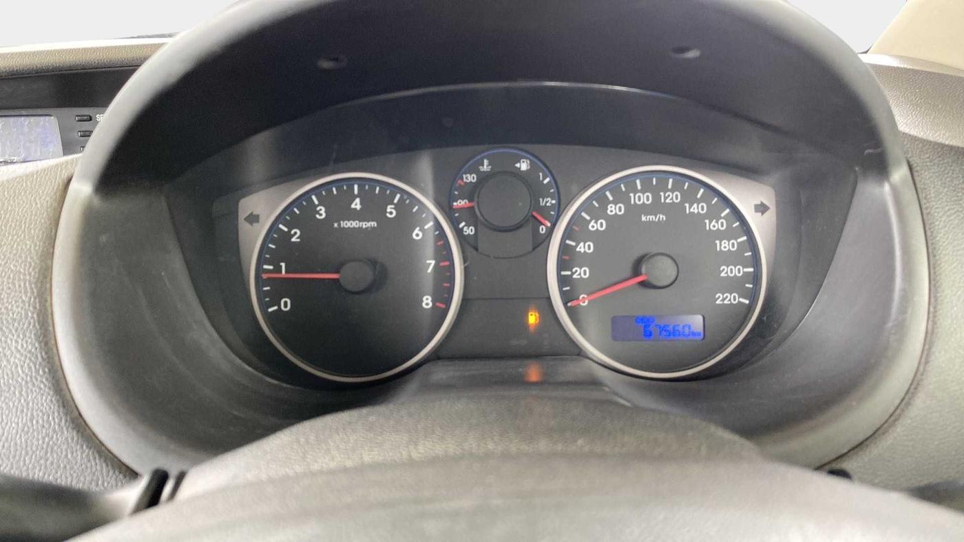 2013 Hyundai i20 MAGNA (O) 1.2, Petrol, Manual, 67,535 km, Odometer Image