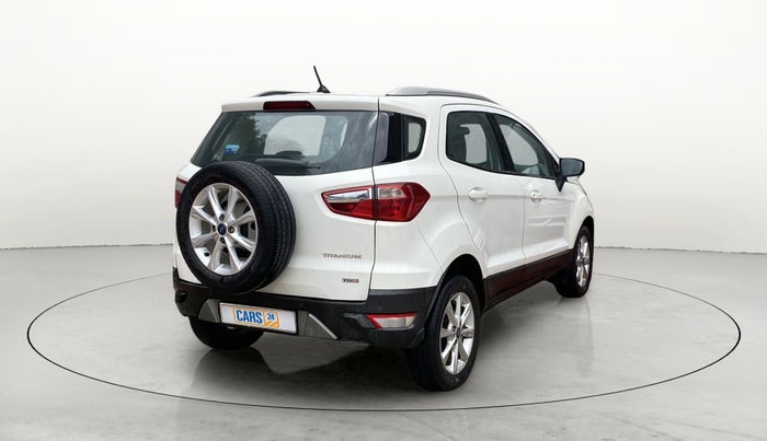 2018 Ford Ecosport TITANIUM 1.5L DIESEL, Diesel, Manual, 1,00,462 km, Right Back Diagonal
