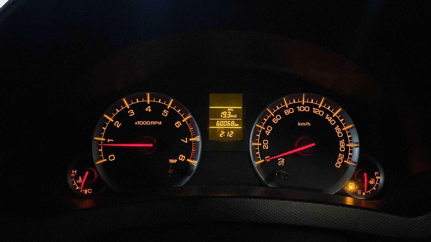 2015 Maruti Swift Dzire VXI, Petrol, Manual, 59,994 km, Odometer Image