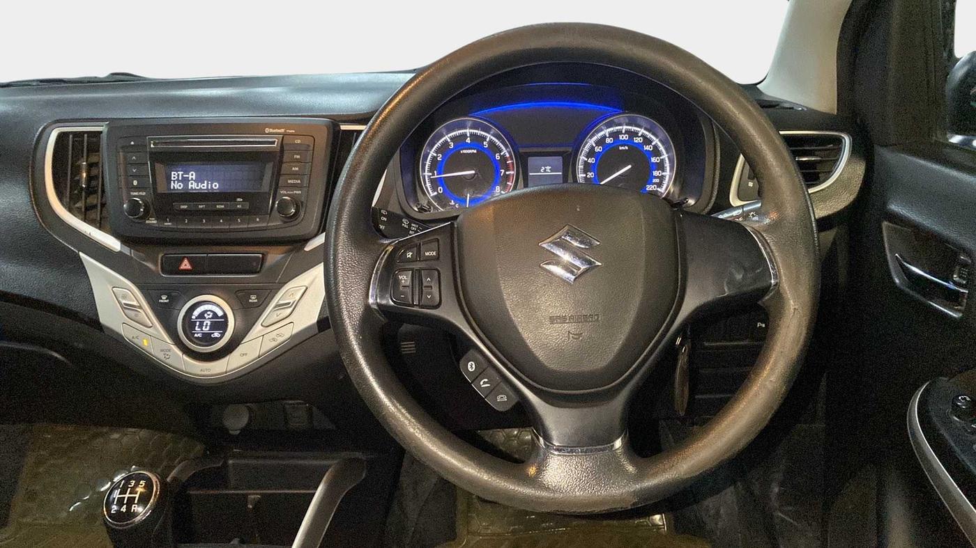 2018 Maruti Baleno DELTA PETROL 1.2, Petrol, Manual, 81,495 km, Steering Wheel Close Up