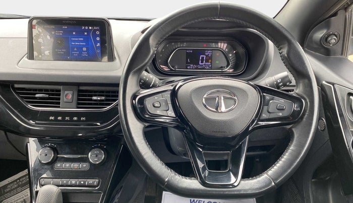2021 Tata NEXON XZA PLUS (O) PETROL DARK EDITION, Petrol, Automatic, 48,451 km, Steering Wheel Close Up