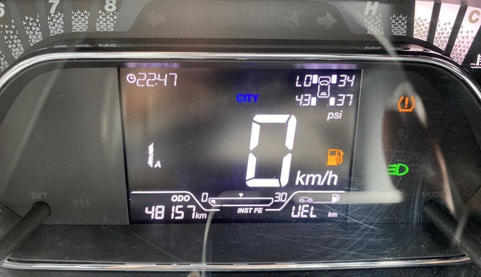2021 Tata NEXON XZA PLUS (O) PETROL DARK EDITION, Petrol, Automatic, 48,451 km, Odometer Image