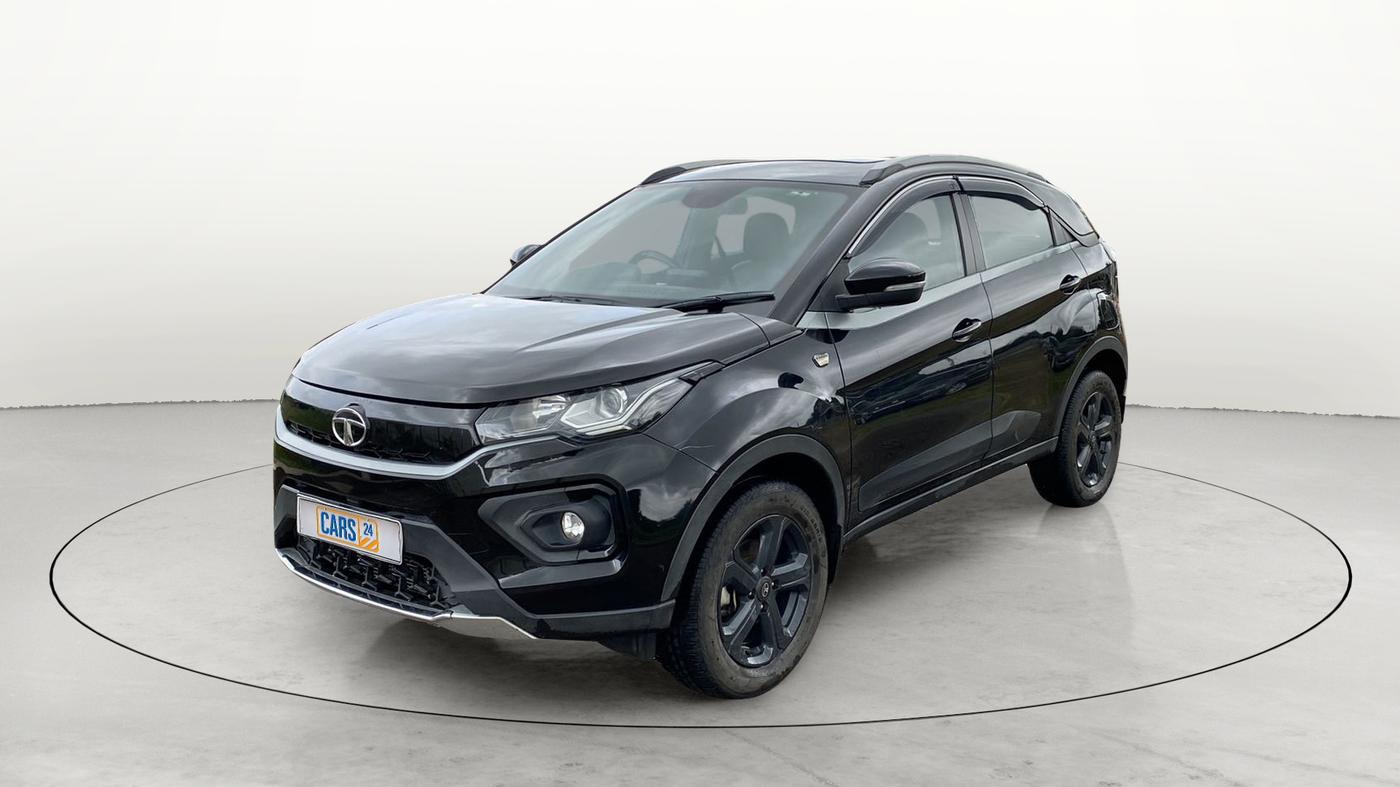 2021 Tata NEXON XZA PLUS (O) PETROL DARK EDITION, Petrol, Automatic, 48,451 km, Left Front Diagonal