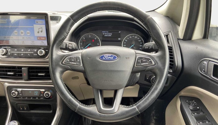 2019 Ford Ecosport TITANIUM 1.5L DIESEL, Diesel, Manual, 94,658 km, Steering Wheel Close Up