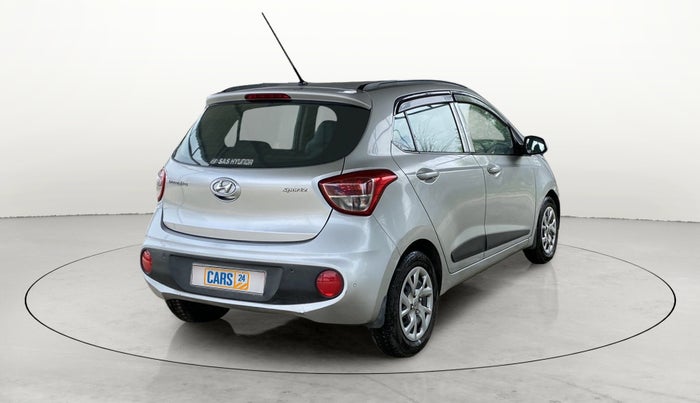 2018 Hyundai Grand i10 SPORTZ 1.2 KAPPA VTVT, Petrol, Manual, 76,491 km, Right Back Diagonal