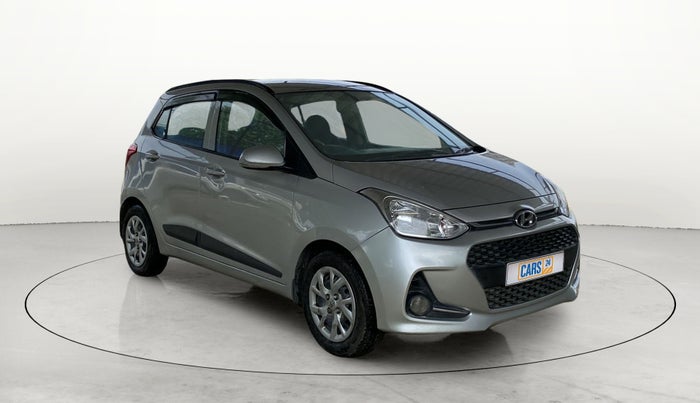2018 Hyundai Grand i10 SPORTZ 1.2 KAPPA VTVT, Petrol, Manual, 76,491 km, Right Front Diagonal