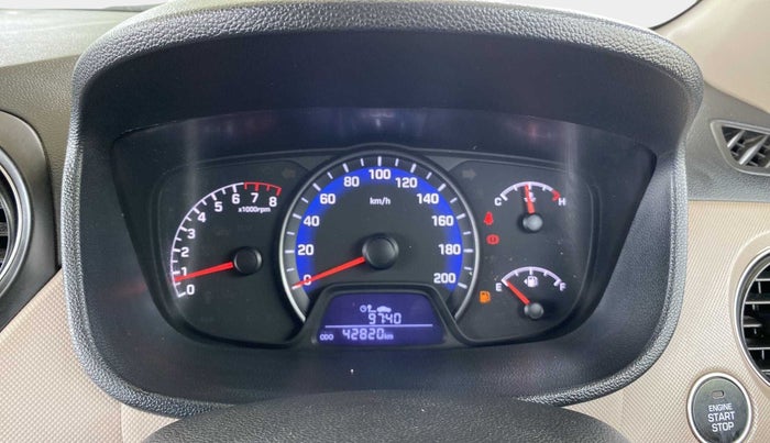 2018 Hyundai Xcent SX 1.2 (O), Petrol, Manual, 42,865 km, Odometer Image