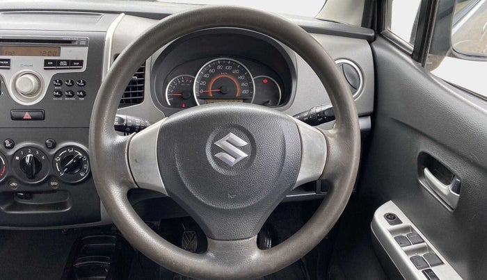 2010 Maruti Wagon R 1.0 VXI, Petrol, Manual, 64,810 km, Steering Wheel Close Up