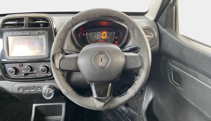 2017 Renault Kwid RXT 1.0 AMT (O), Petrol, Automatic, 34,061 km, Steering Wheel Close Up