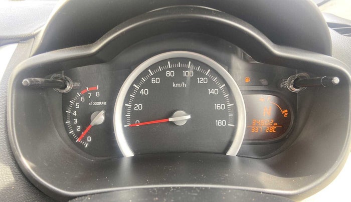 2017 Maruti Celerio ZXI AMT (O), Petrol, Automatic, 34,801 km, Odometer Image