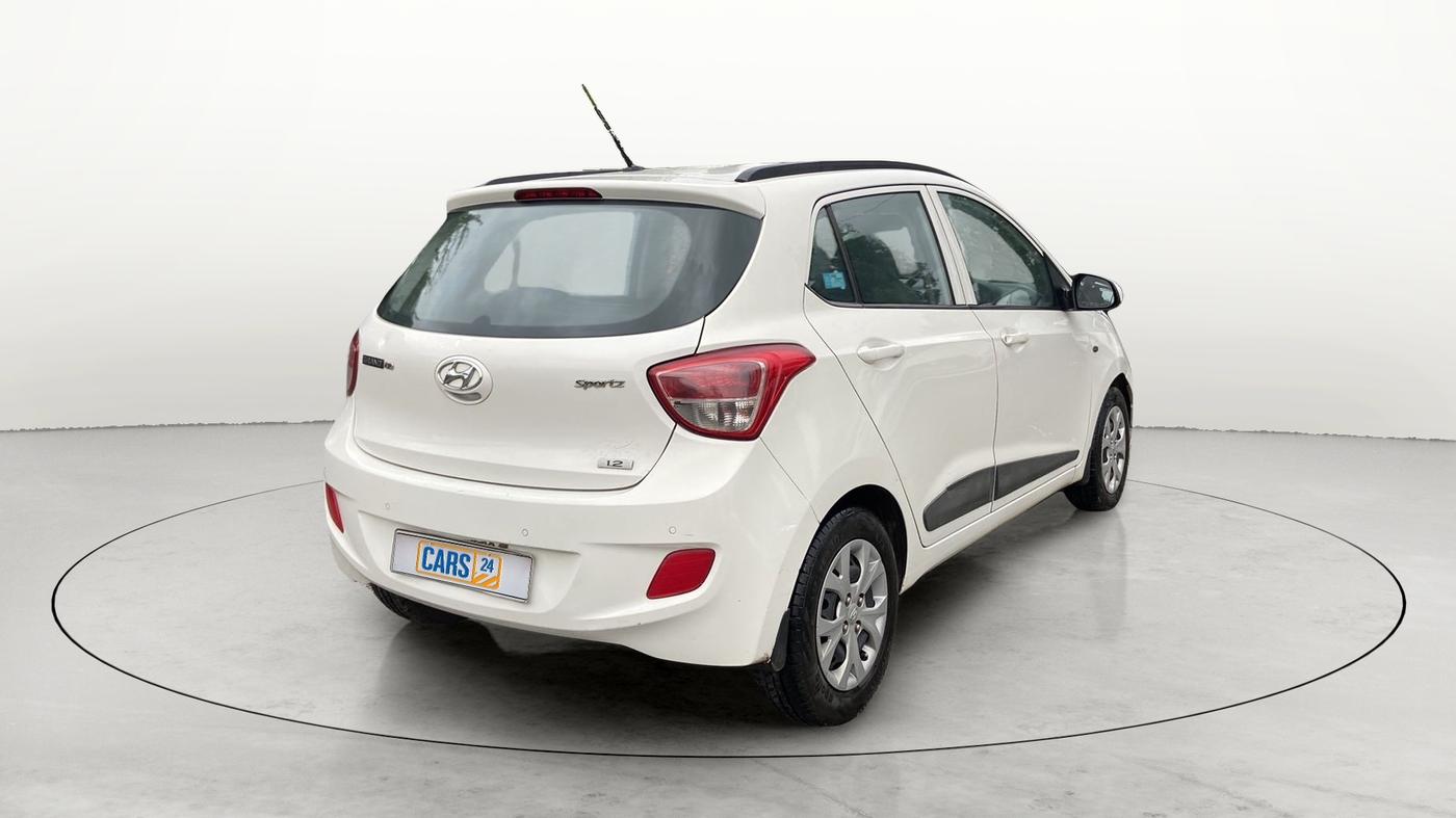 2015 Hyundai Grand i10 SPORTZ 1.2 KAPPA VTVT, Petrol, Manual, 38,362 km, Right Back Diagonal