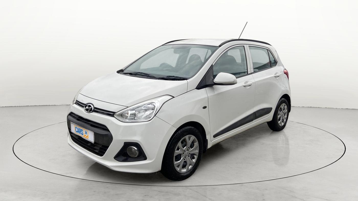 2015 Hyundai Grand i10 SPORTZ 1.2 KAPPA VTVT, Petrol, Manual, 38,362 km, Left Front Diagonal