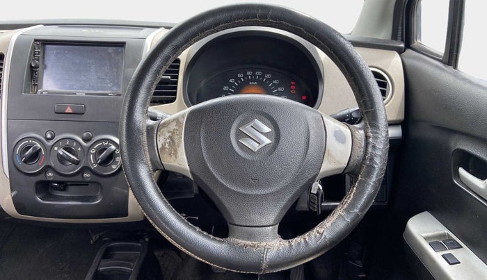 2014 Maruti Wagon R 1.0 LXI CNG, CNG, Manual, 1,05,931 km, Steering Wheel Close Up