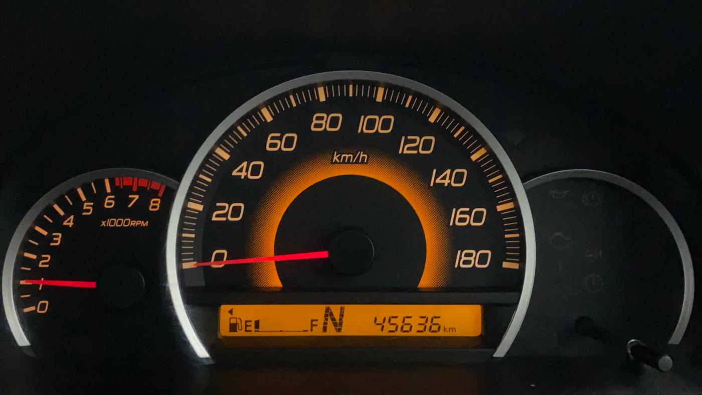 2016 Maruti Wagon R 1.0 VXI (O) AMT, Petrol, Automatic, 45,807 km, Odometer Image