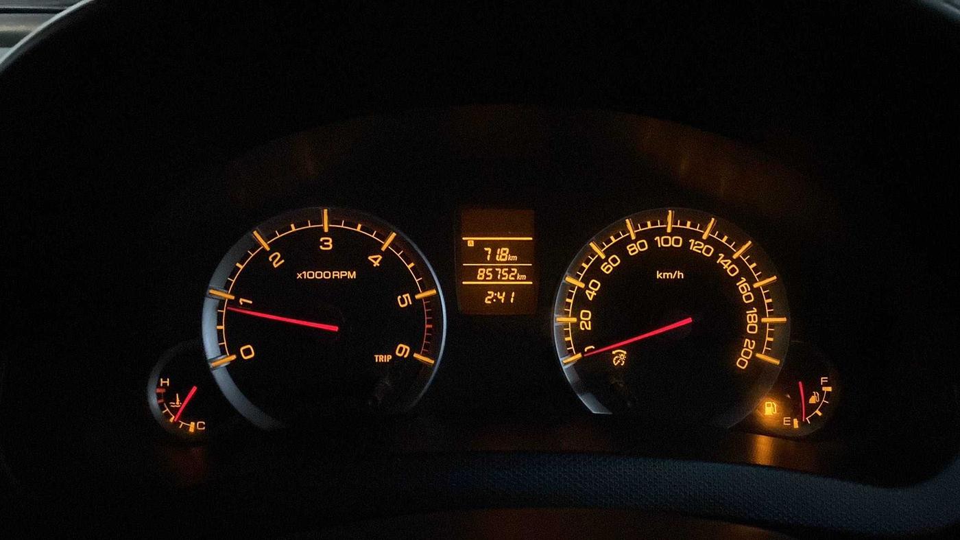 2013 Maruti Swift VDI, Diesel, Manual, 85,773 km, Odometer Image