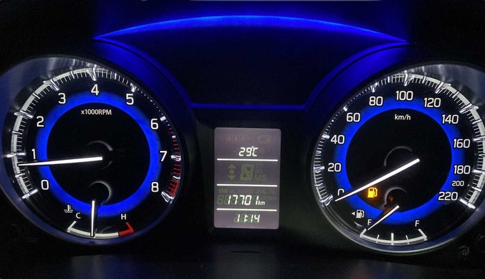 2021 Maruti Baleno DELTA PETROL 1.2, Petrol, Manual, 17,591 km, Odometer Image