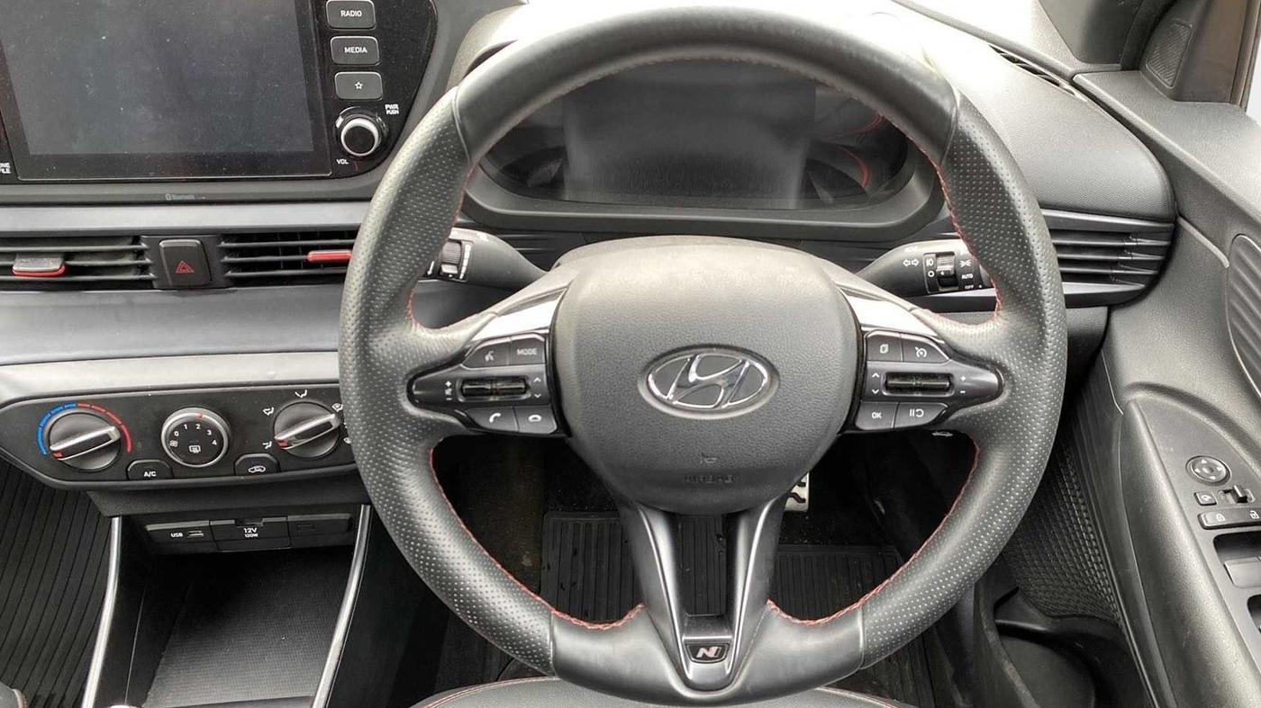 2022 Hyundai NEW I20 N LINE N6 1.0 TURBO GDI IMT, Petrol, Manual, 11,028 km, Steering Wheel Close Up