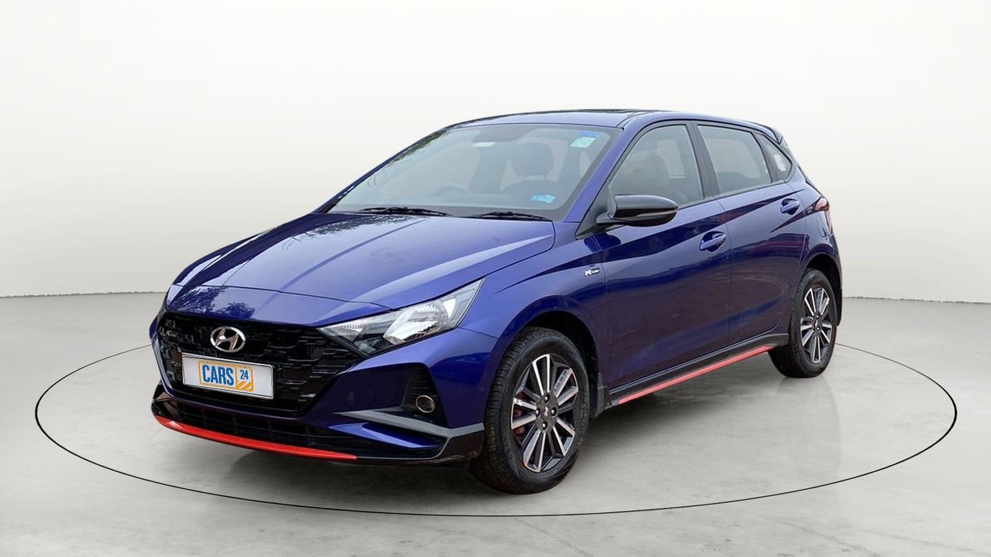 2022 Hyundai NEW I20 N LINE N6 1.0 TURBO GDI IMT, Petrol, Manual, 11,028 km, Left Front Diagonal