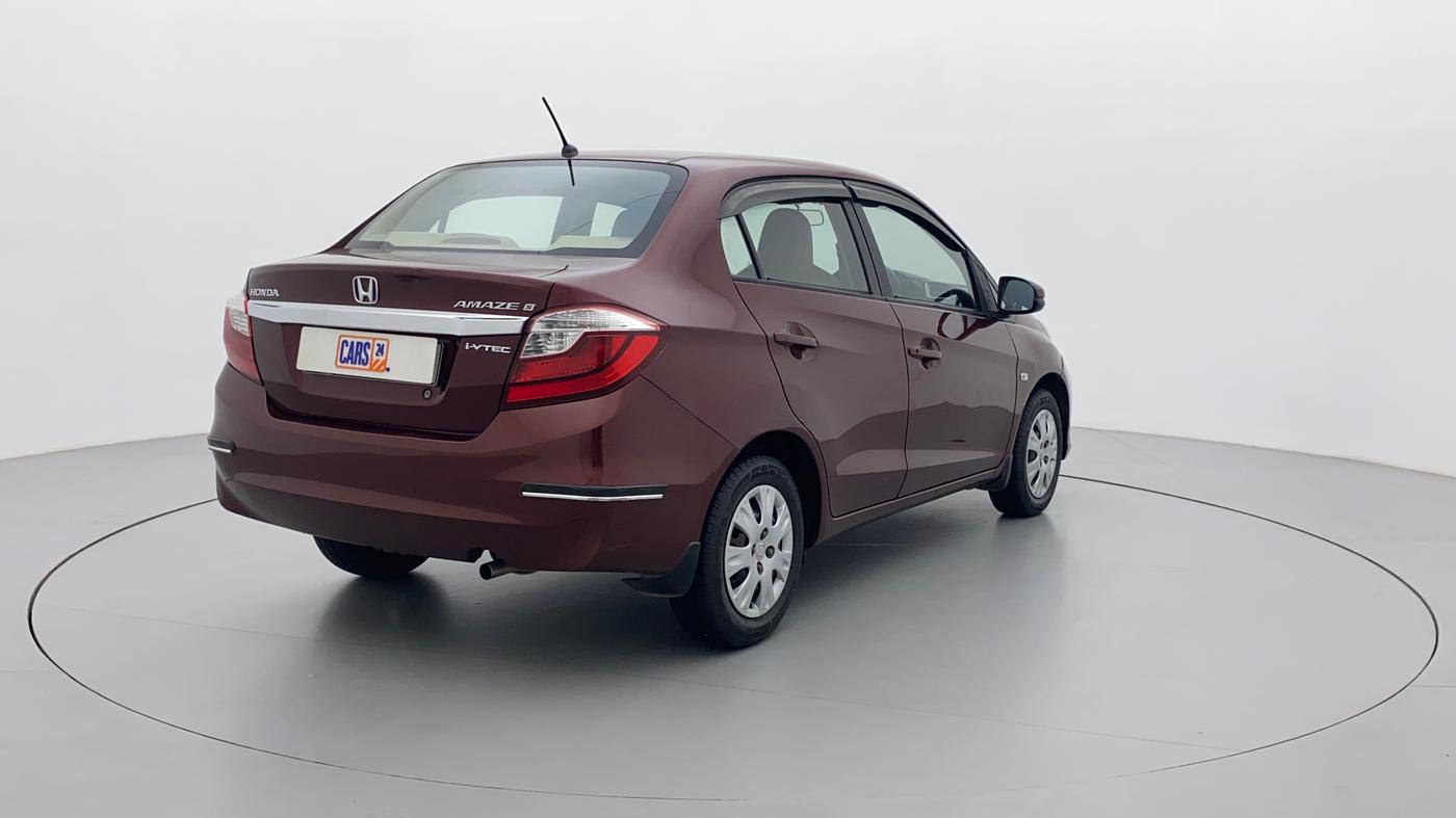 2016 Honda Amaze 1.2L I-VTEC S, Petrol, Manual, 1,21,054 km, Right Back Diagonal