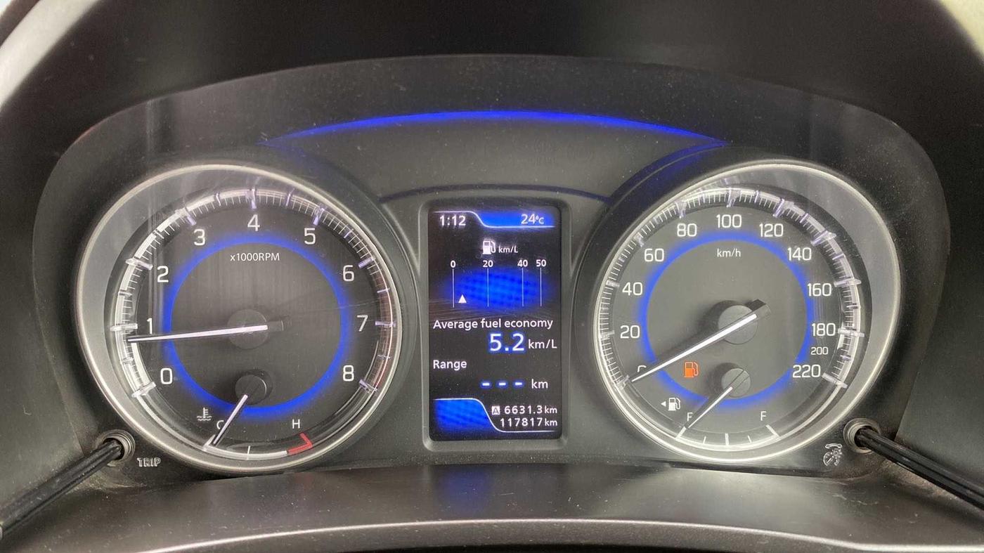 2017 Maruti Baleno ALPHA PETROL 1.2, Petrol, Manual, 1,17,814 km, Odometer Image