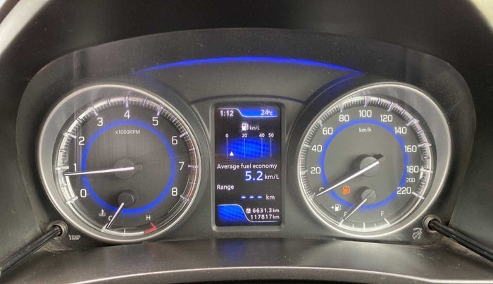 2017 Maruti Baleno ALPHA PETROL 1.2, Petrol, Manual, 1,17,814 km, Odometer Image