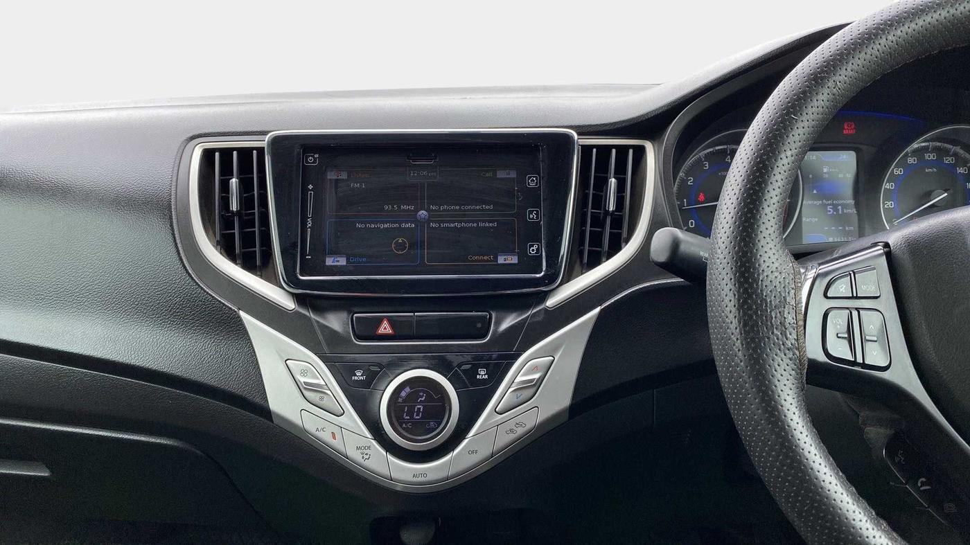 2017 Maruti Baleno ALPHA PETROL 1.2, Petrol, Manual, 1,17,814 km, Air Conditioner