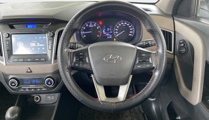 2016 Hyundai Creta SX PLUS 1.6 PETROL, Petrol, Manual, 30,126 km, Steering Wheel Close Up