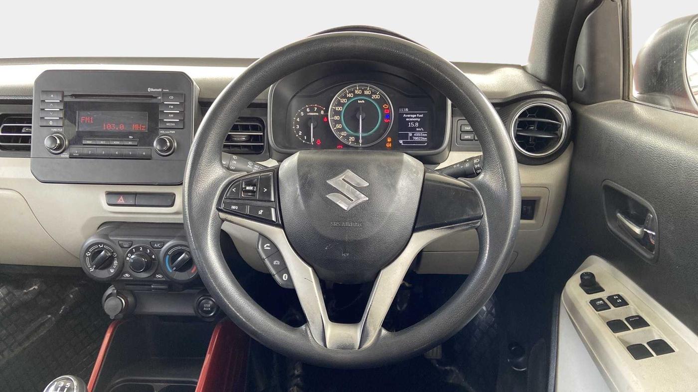 2017 Maruti IGNIS ZETA 1.2, Petrol, Manual, 78,572 km, Steering Wheel Close Up