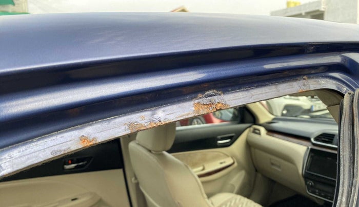 2017 Maruti Dzire ZXI PLUS, Petrol, Manual, 1,19,720 km, Right C pillar - Slightly rusted