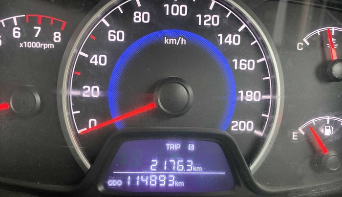 2017 Hyundai Grand i10 MAGNA 1.2 KAPPA VTVT, CNG, Manual, 1,15,192 km, Odometer Image