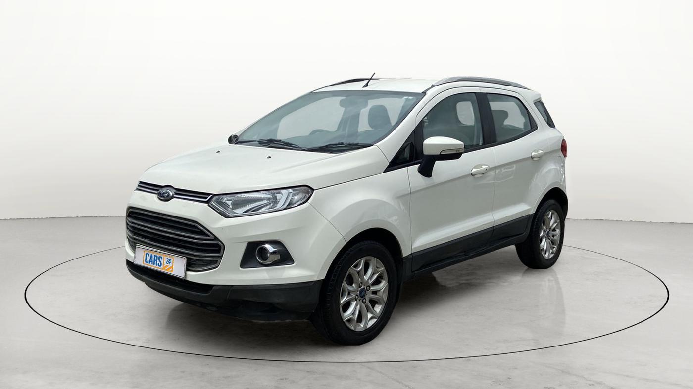 2017 Ford Ecosport TITANIUM 1.5L DIESEL, Diesel, Manual, 8,46,363 km, Left Front Diagonal